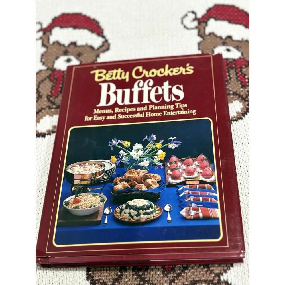 Vintage 1984 Betty Crocker’s Buffets Hardcover Cookbook‎ – First Edition